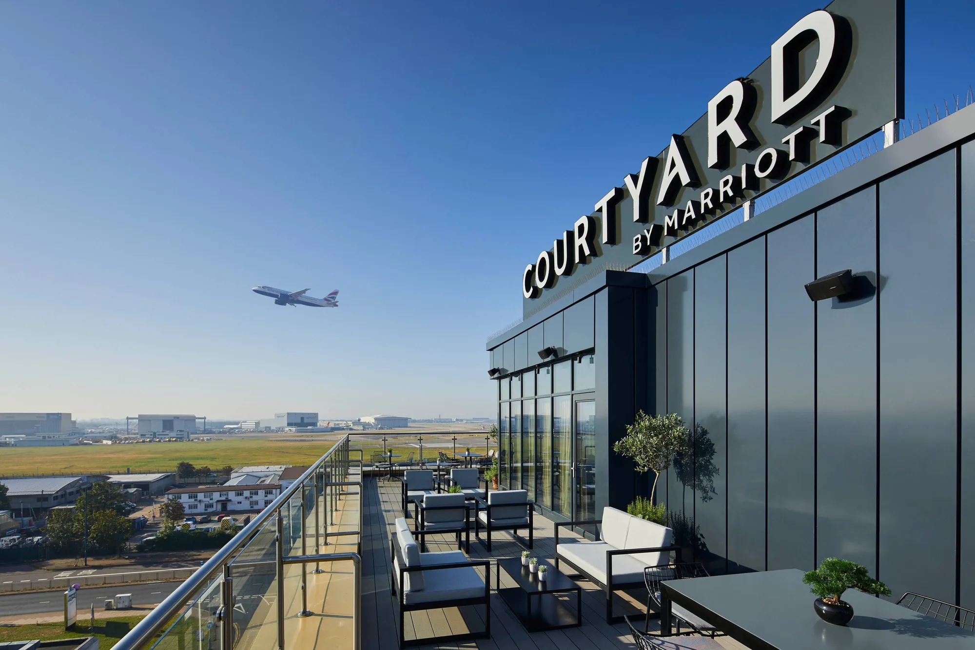 Courtyard by Marriott London Heathrow set for an event