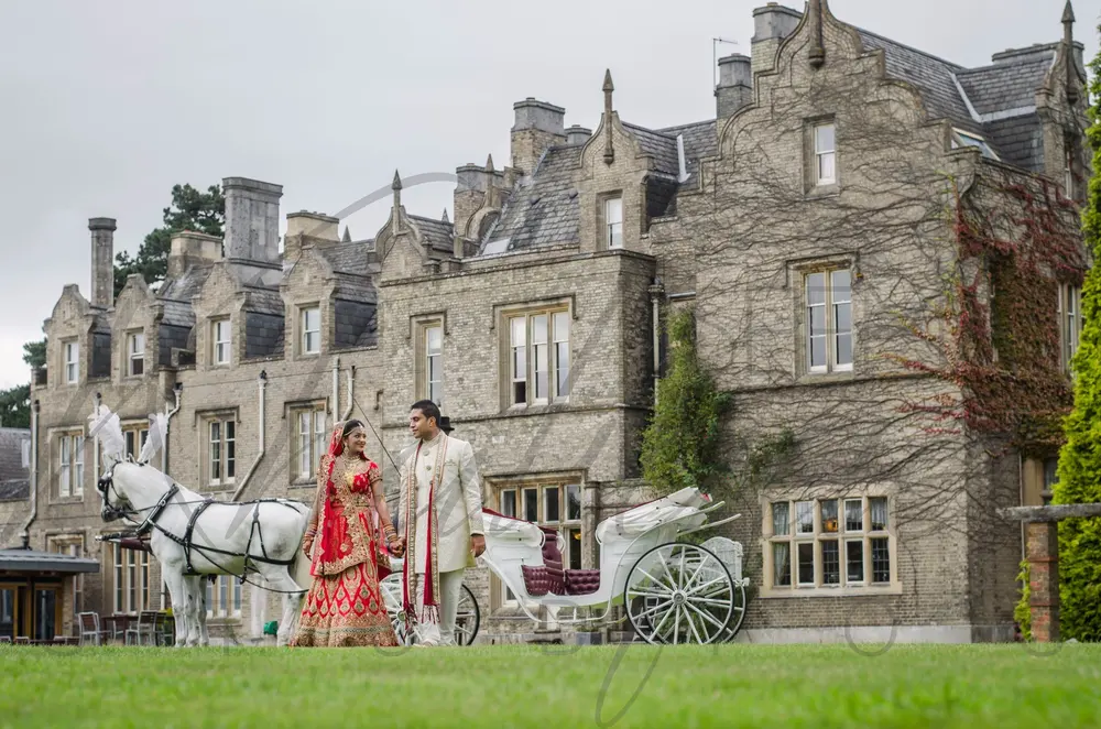 Shendish Manor dressed for an event
