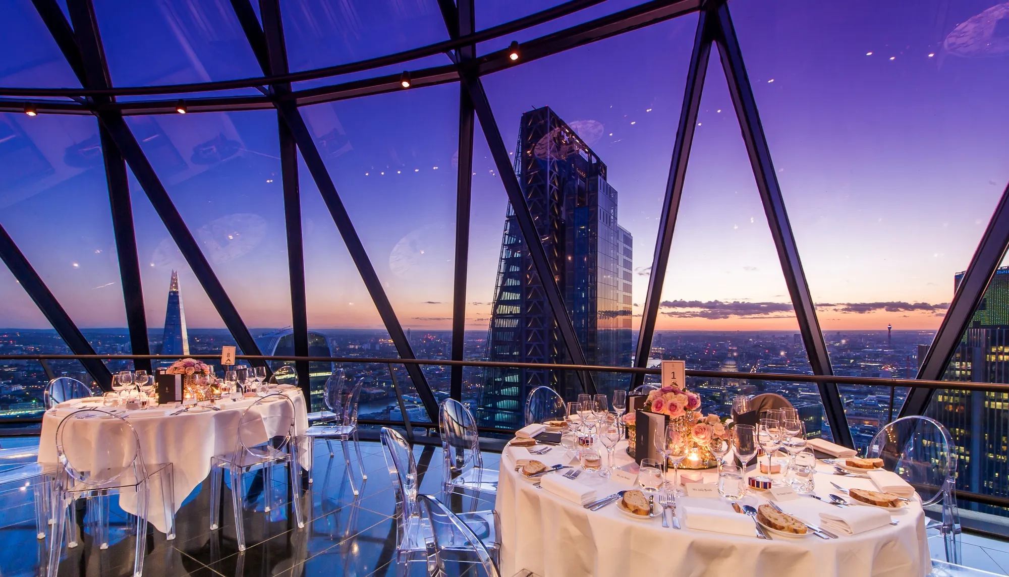 The Gherkin, event space photograph